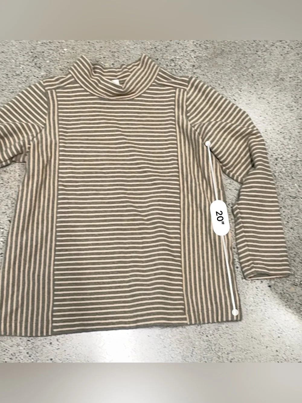 J. Jill Seamed Mock Neck Long-Sleeve Knit Top large